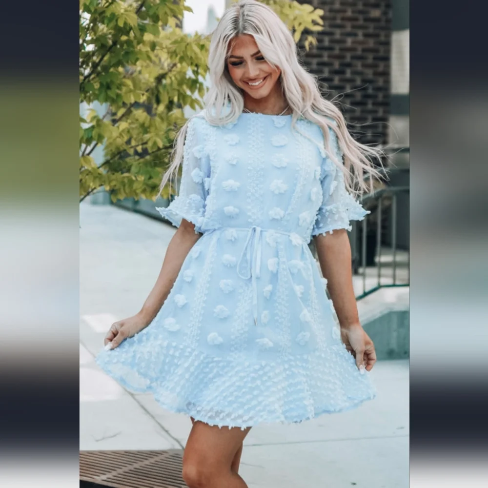Swiss Dot Mini Dress - Picture 5 of 10